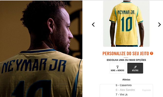Áo tuyển Brazil in tên Neymar gây tranh cãi vì một dấu chấm: góc nhìn mới cho người chơi Việt - hình ảnh - betokfun.vip