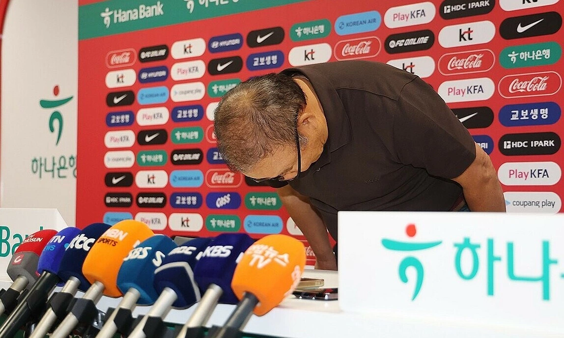 OKFUN cược bóng đá: Ông Park cúi đầu xin lỗi sau thất bại của Hàn Quốc tại World Cup 2026 - hình ảnh - betokfun.vip